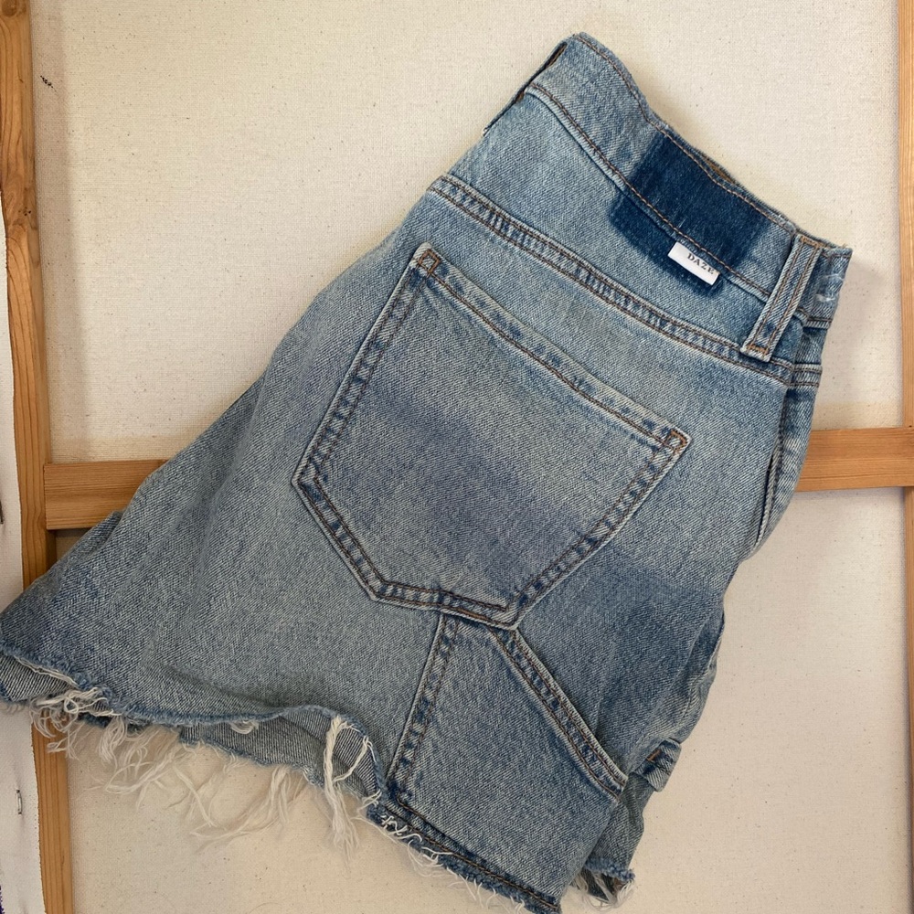 Daze Distressed Denim Shorts